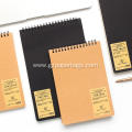 A5 Top Spiral Bound Hard Cover Sketchbook